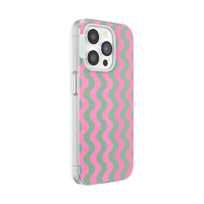 Secondary image for hover Wavy Flamingo — iPhone 15 Pro MagSafe Case
